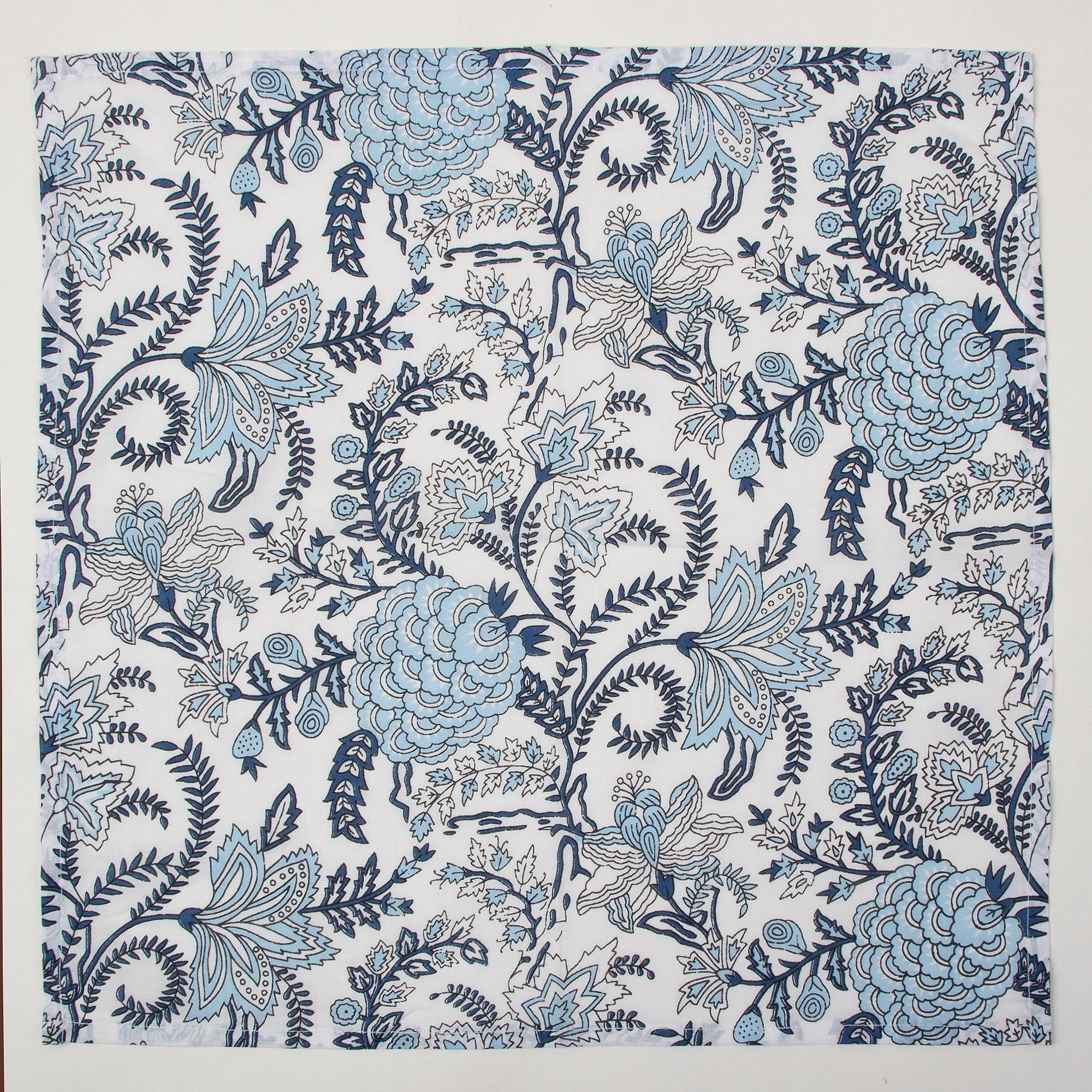 Hand Block Printed Beautiful Soft Cotton Reusable Cloth Napkins